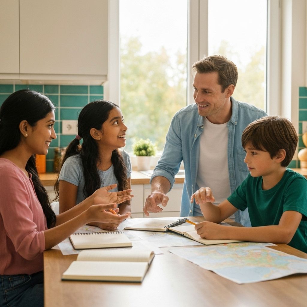 Family planning together at home